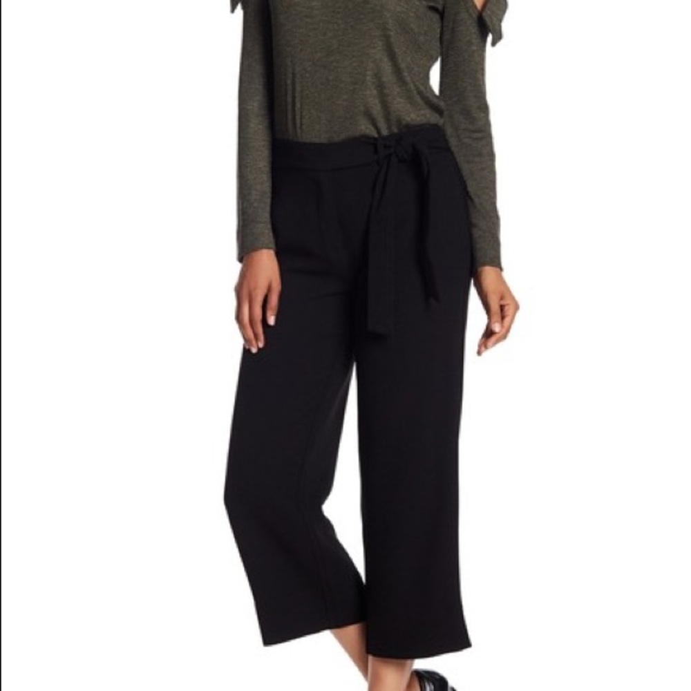 NWT Rachel Roy Waist Tie Crop Trousers